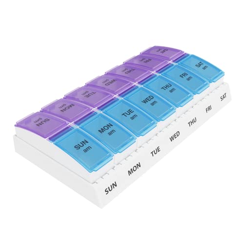 Ezy Dose Weekly (7-Day) Am/Pm Pill Organizer,