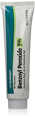 Perrigo Benzoyl Peroxide 5% Large Acne Treatment Gel, 3.2 Oz.