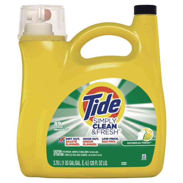 Tide Simply Clean and Fresh Laundry Detergent, Daybreak Fresh, 128 oz