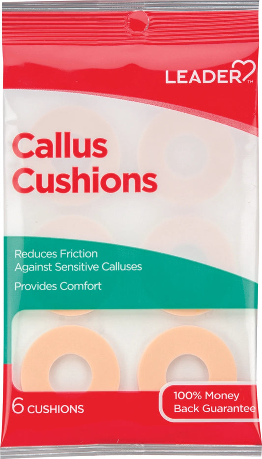 Leader Callus Cushion Waterproof Adhesive - 6 ct