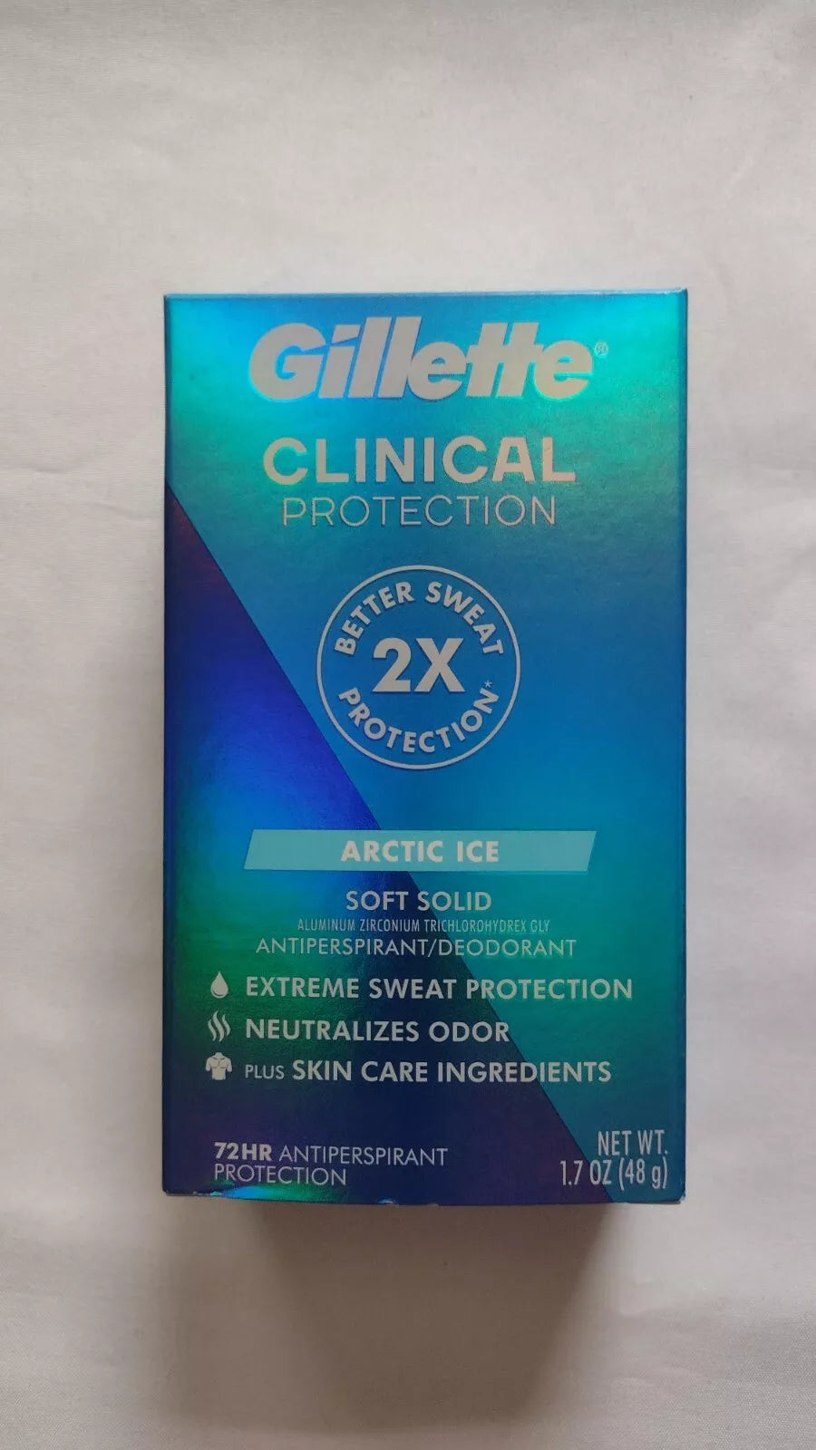 Gillette Clinical Protection Soft Solid Deodorant Arctic 1.7 oz