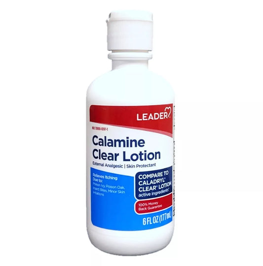 Leader Calamine Clear Lotion - 6 Fl Oz