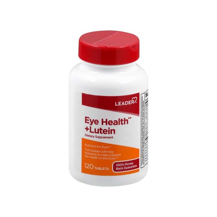 Leader Eye Health Care+ Lutein Supplement Tablets - 120 Ct