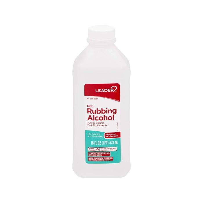 Leader Rubbing Alcohol 70% First Aid - 16 fl oz