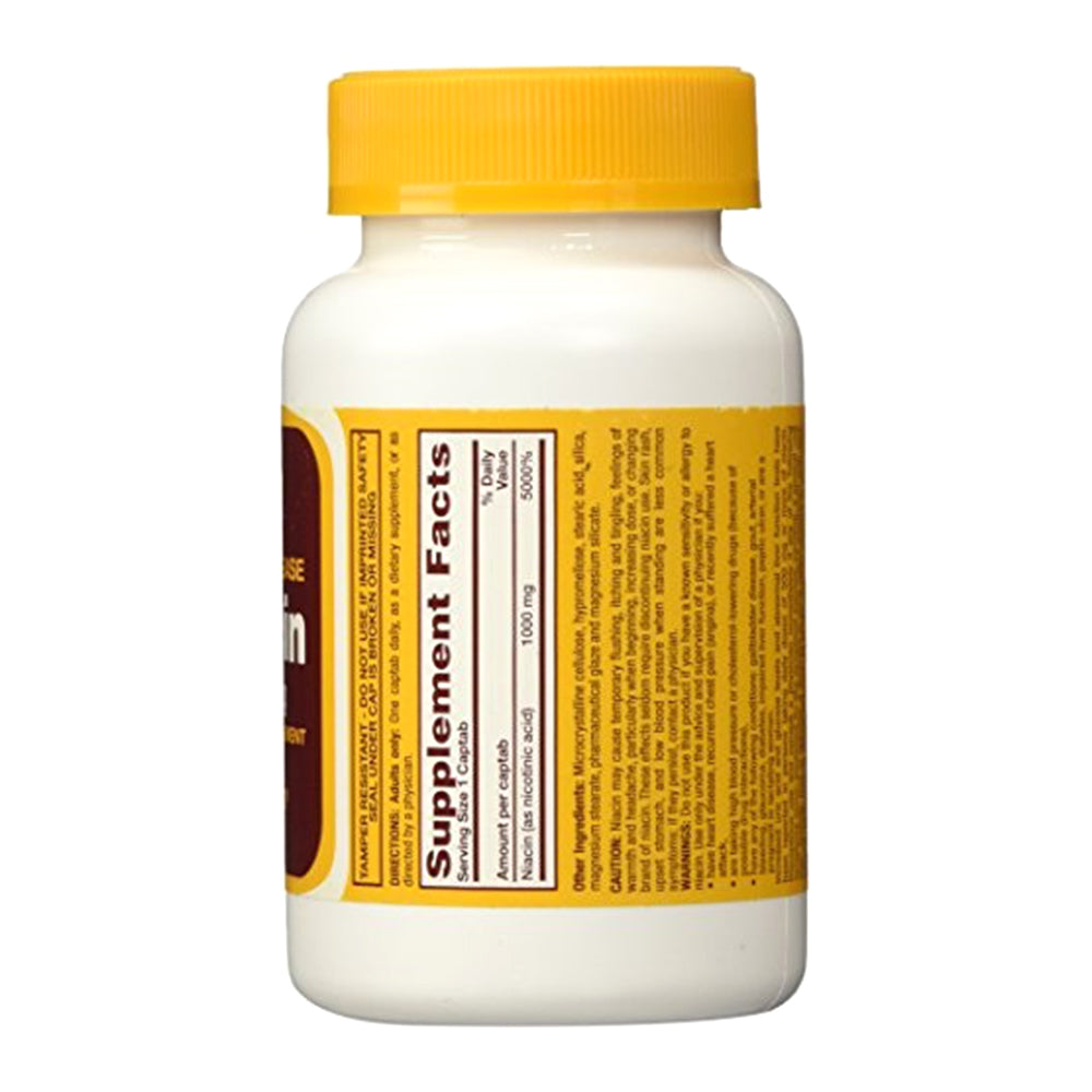 Rugby Niacin Timed Release 1000Mg - 100 Captabs