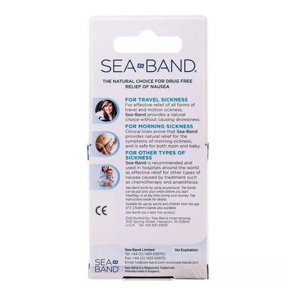 Sea-Band Anti-Nausea Acupressure Wristband For Motion & Morning Sickness