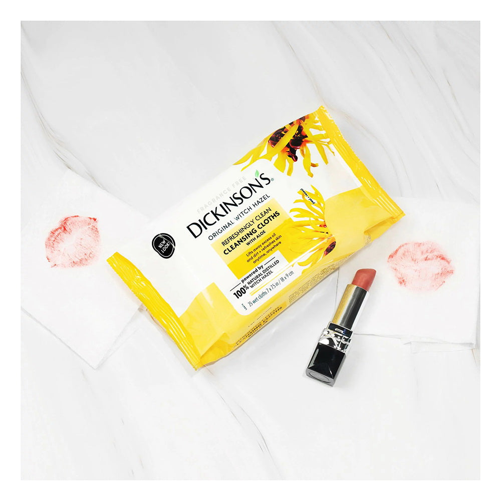 Dickinson'S Original Witch Hazel Daily Refreshingly Clean Cleansing Cloths 25 Ea