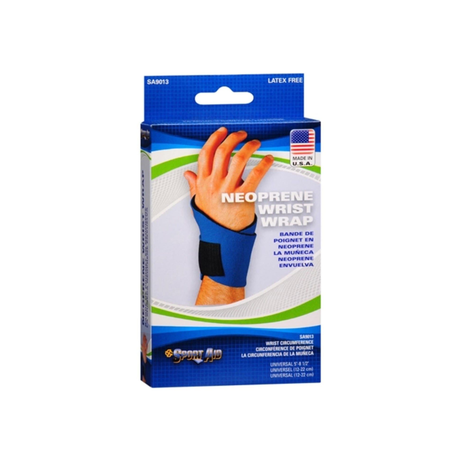 Sport Aid Neoprene Wrist Wrap 1 Each