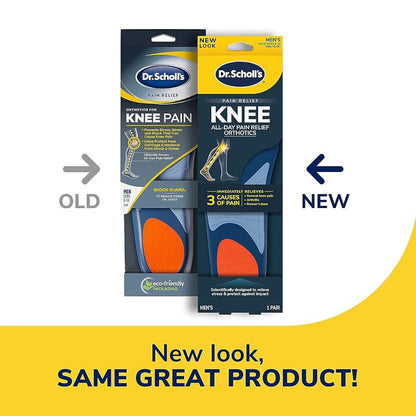Dr. Scholl'S Knee Pain Orthotics For Men Shoe Size 8-14