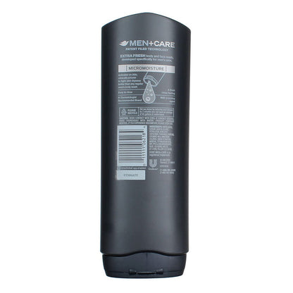 Dove Men+Care Body Wash And Face Wash Extra Fresh Cleanser 18 Oz
