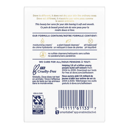Dove Beauty Bar Gentle Skin Cleanser Original - 2X3.75 Oz