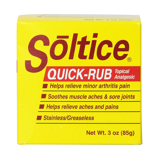 Soltice Quick-Rub Topical Analgesic - 3 Oz