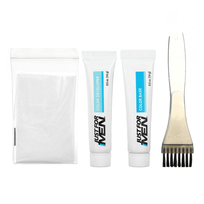 Just For Men Brush In Color Gel For Mustache, Beard And Sideburns, Medim-Dark Brown - 1 Kit