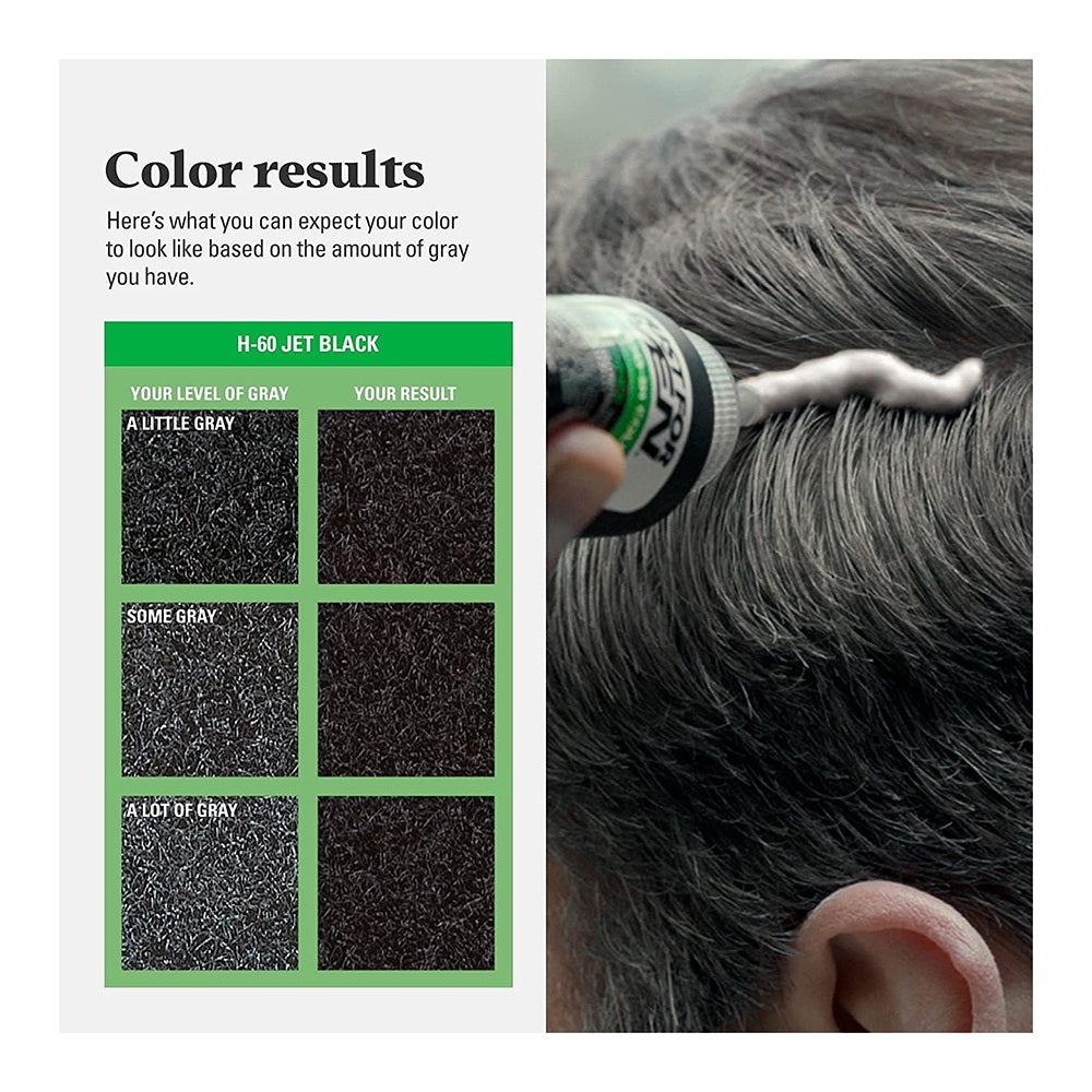 Just For Men Shampoo-In Natural Jet Black Hair Color Kit