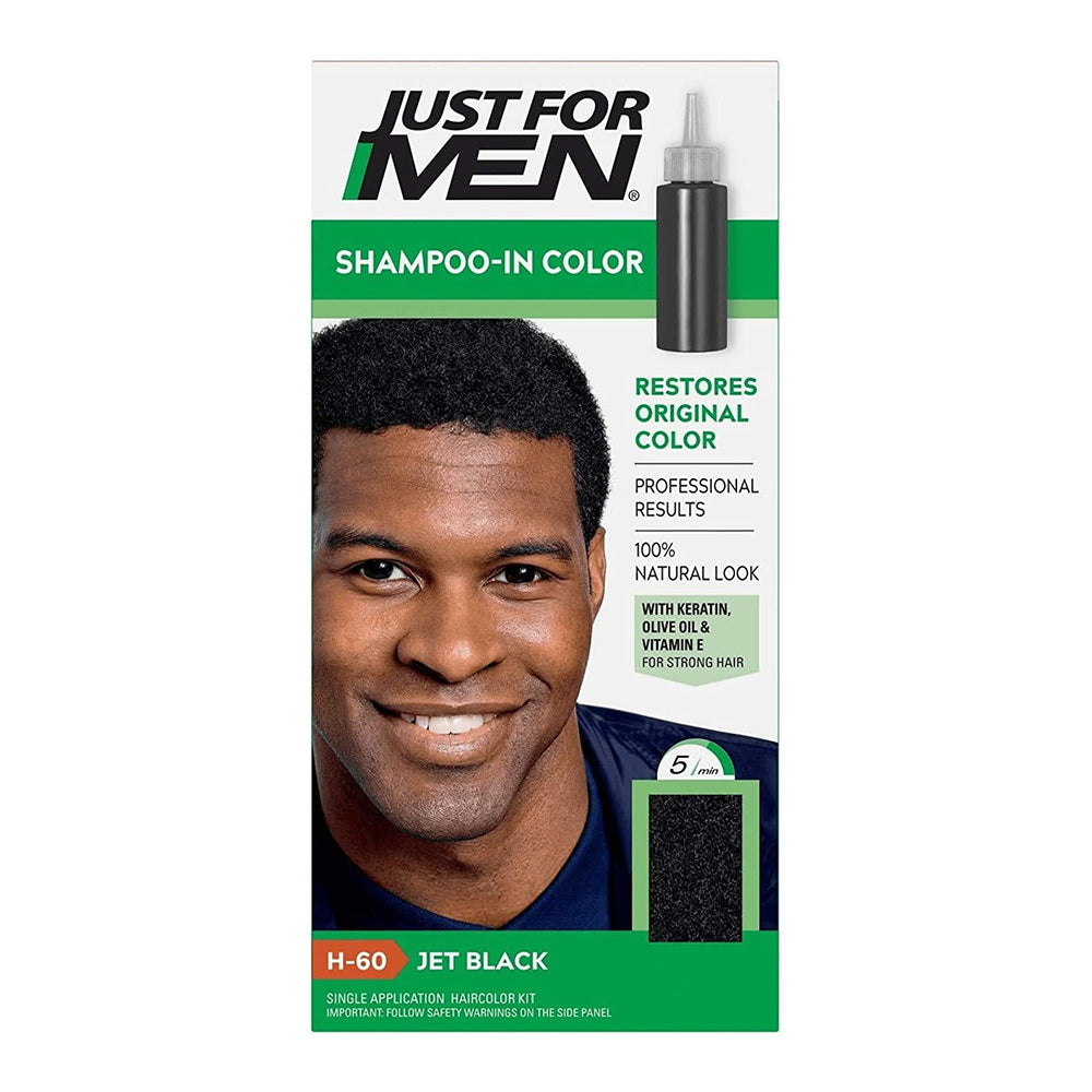 Just For Men Shampoo-In Natural Jet Black Hair Color Kit