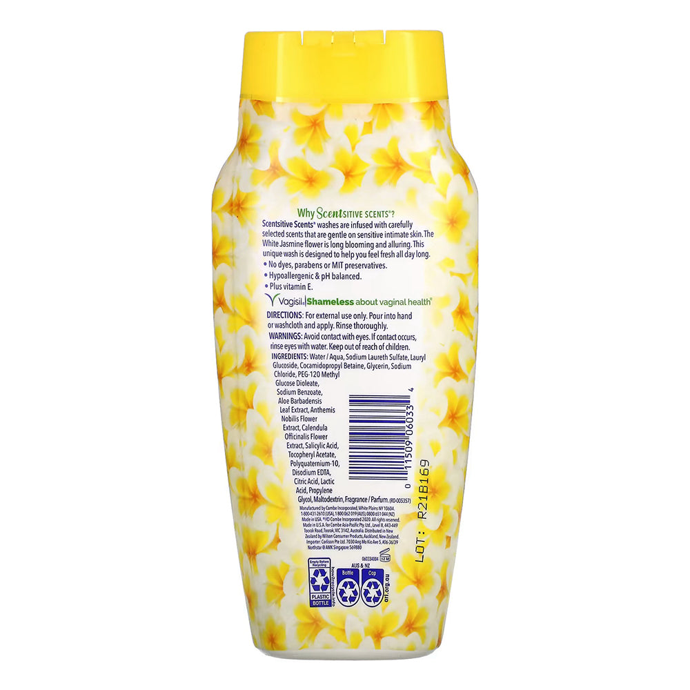 Vagisil Wash Scentsitive Scents White Jasmine 12 Oz