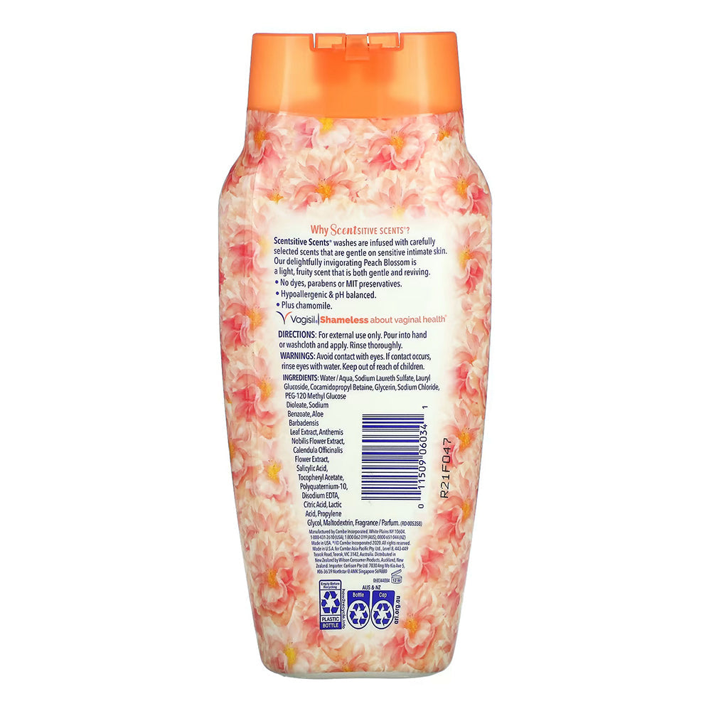 Vagisil Wash Scentsitive Scents Peach Blossom 12 Oz