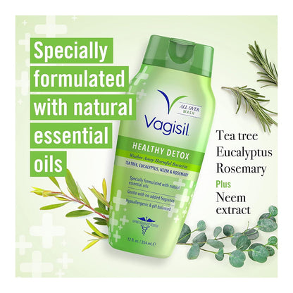 Vagisil Healthy Detox All Over Body Wash - 12 Oz