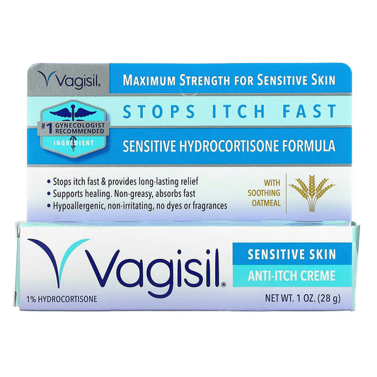 Vagisil Maximum Strength Anti-Itch Creme, Sensitive Skin Formula 1 Oz