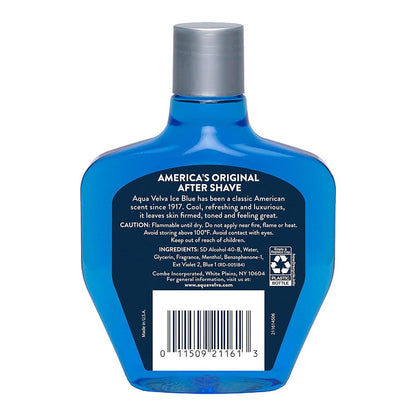 Aqua Velva Classic Ice Blue Cooling Aftershave - 7 Oz