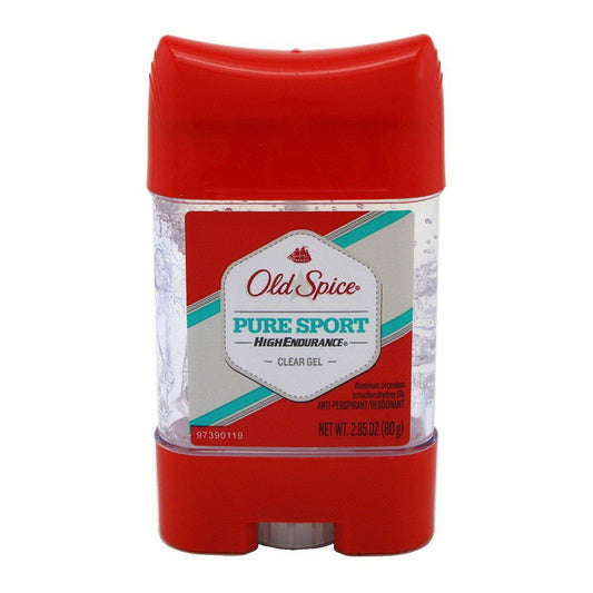 Old Spice High Endurance Clear Gel Pure Sport - 2.85 Oz