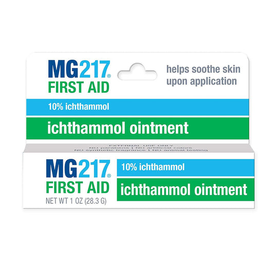 Mg217 10% Ichthammol Drawing Salve,Thorns And Treat Minor Skin Irritations - 1 Oz