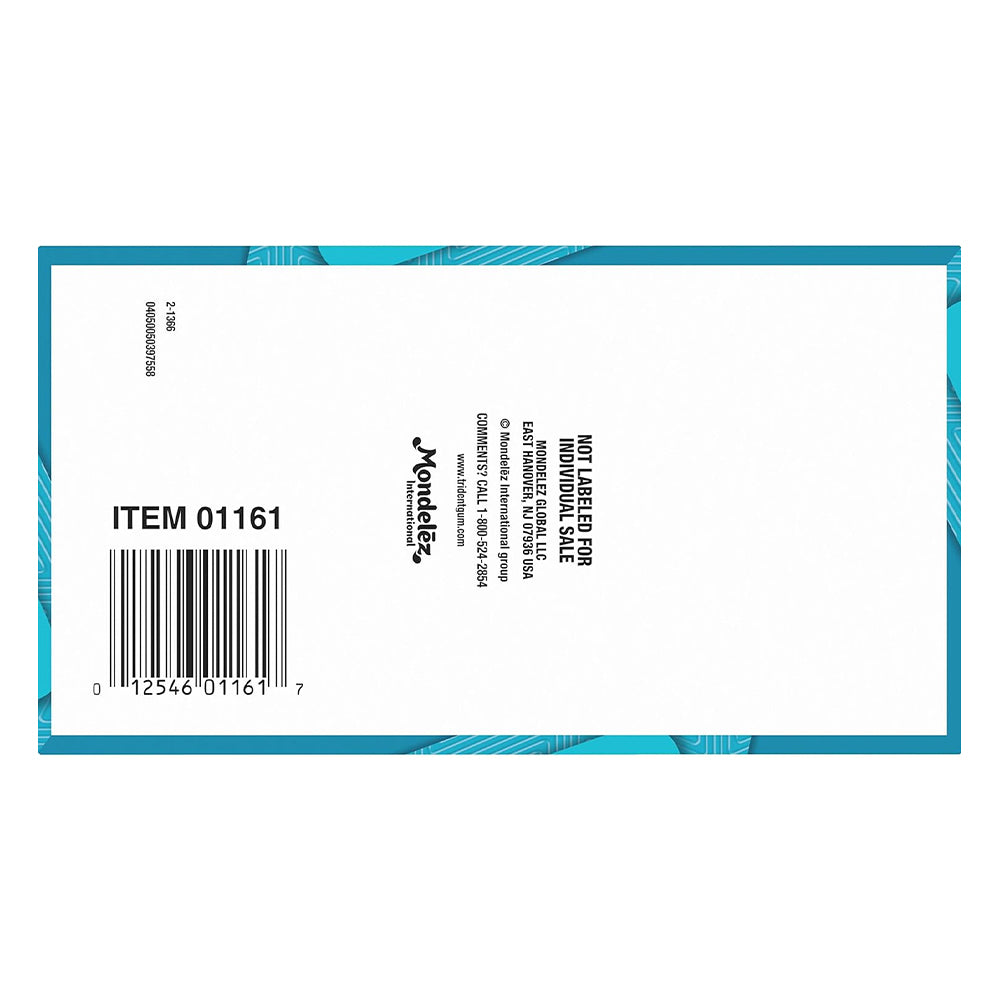 Trident Wintergreen Mint Sugar Free Gum, 12 Ea