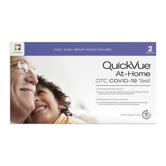 Quidel Quickvue At-Home Covid-19 Test Kit - 2 Ea
