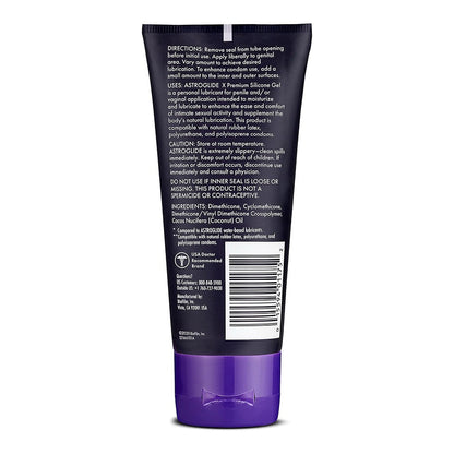 Astroglide X Premium Silicone Gel Personal Lube - 3 Oz