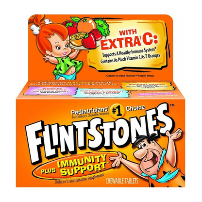 Flintstones Children'S Multivitamin Plus Immunity Support Chewable Tablets - 60 Ea