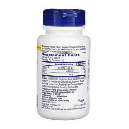 Citracal Calcium Citrate Petites Tablets With Vitamin D, 100 Ea