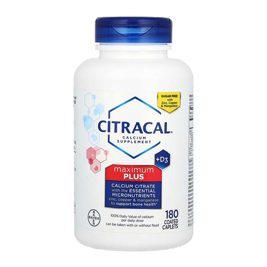 Citracal Maximum Plus Calcium & Vitamin D3 - 180 Caplets