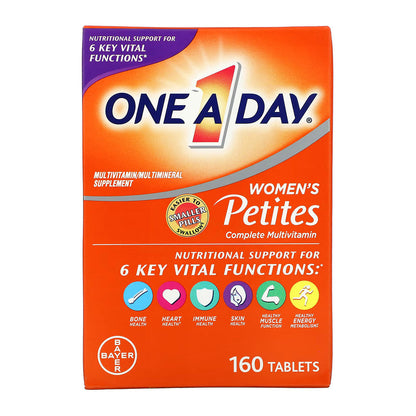 One A Day Womens Petites Complete Multivitamin Tablet, 160 Ea