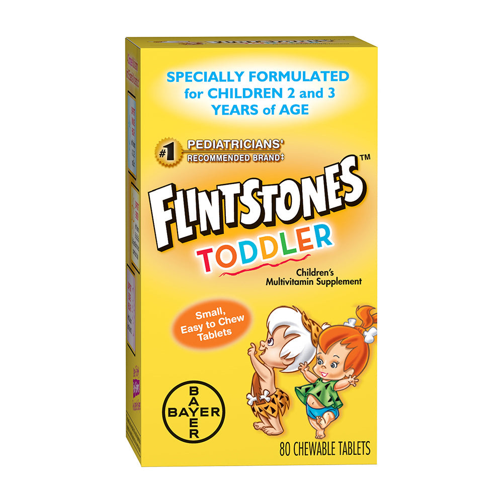 Flintstones Multivitamin Supplement Chewable Tablets Tastismooth 80 Tablets