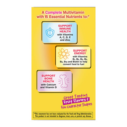 Flintstones Multivitamin Supplement Chewable Tablets Tastismooth 80 Tablets