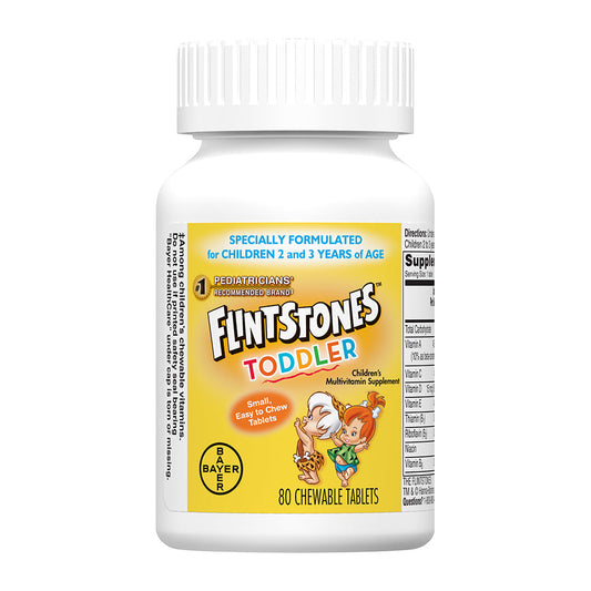 Flintstones Multivitamin Supplement Chewable Tablets Tastismooth 80 Tablets