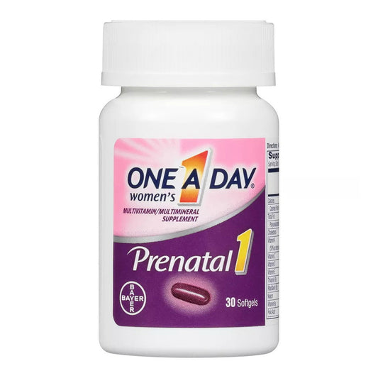 One A Day Prenatal 1 With Dha & Folic Acid Softgels, 30 Ea
