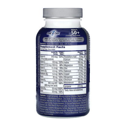 One A Day Men'S 50 Plus Healthy Advantage Multivitamin Tablets - 100 Ct