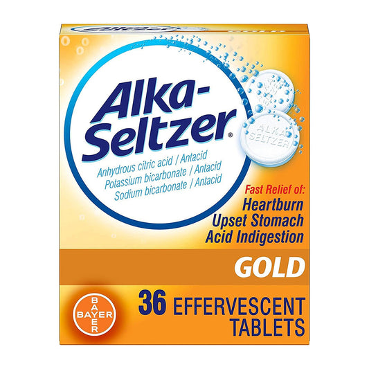Alka-Seltzer Gold Effervescent Tablets - 36 Count