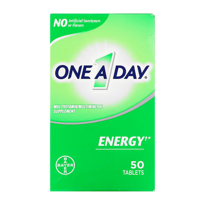 One A Day Energy Multivitamin Tablets, Multivitamins For Men & Women - 50 Ct