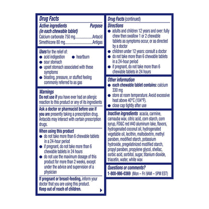Alka-Seltzer Heartburn + Gas Reliefchews - 60 Count