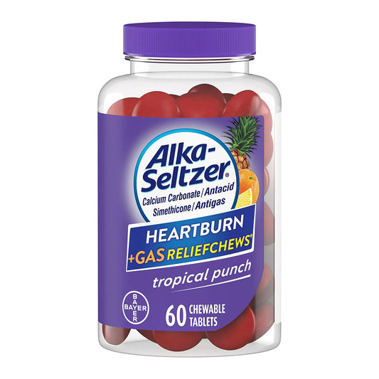 Alka-Seltzer Heartburn + Gas Reliefchews - 60 Count