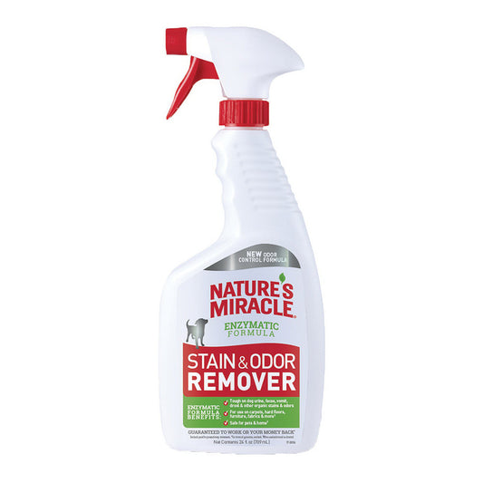 Natures Miracle Stain And Odor Remover Dog, Odor Control Formula - 24 Oz