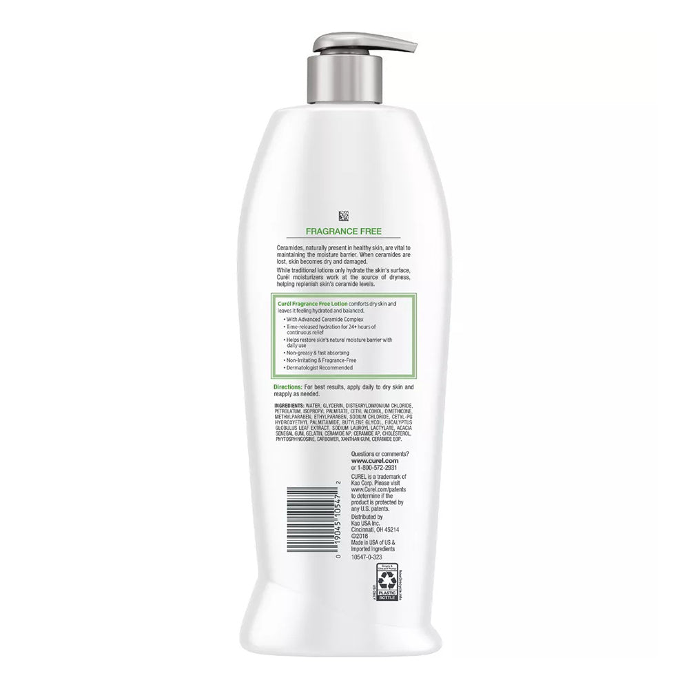 Curel Fragrance Free Original For Dry & Sensitive Skin Lotion - 20 Oz