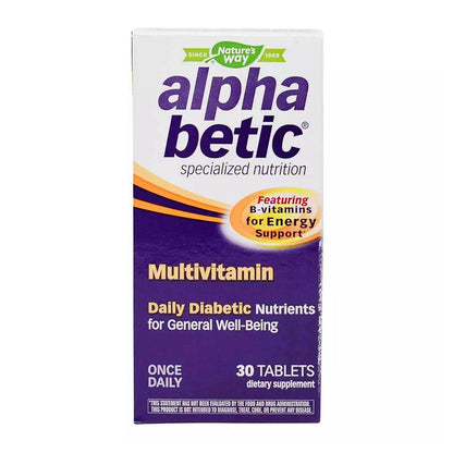 Alpha Betic Plus Extended Energy Multivitamin Tablets - 30 Ea