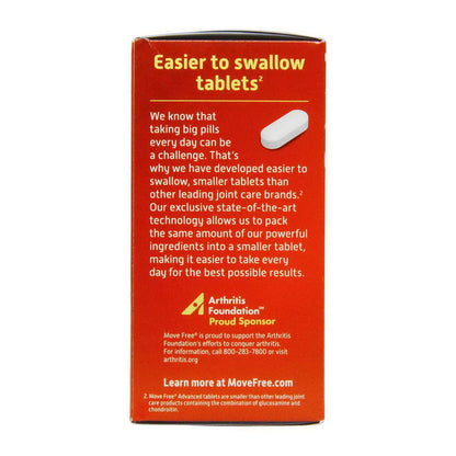 Schiff Move Free Advanced , Triple Strength Plus Msm & Vitamin D3, 80 Coated Tablets