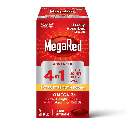 Megared Fish Oil + Krill Oil - 40 Softgels