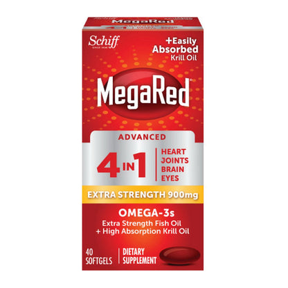 Megared Fish Oil + Krill Oil - 40 Softgels