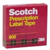 Scotch Prescription Label Tape, 1 Roll 1 In X 2592 In