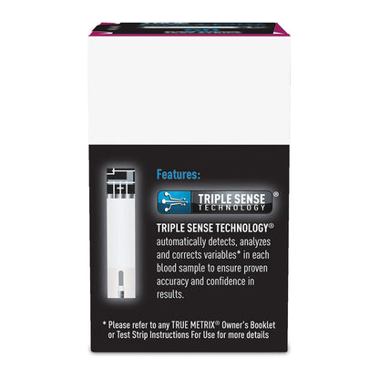 True Metrix Blood Glucose Test Strips - 50 Ct